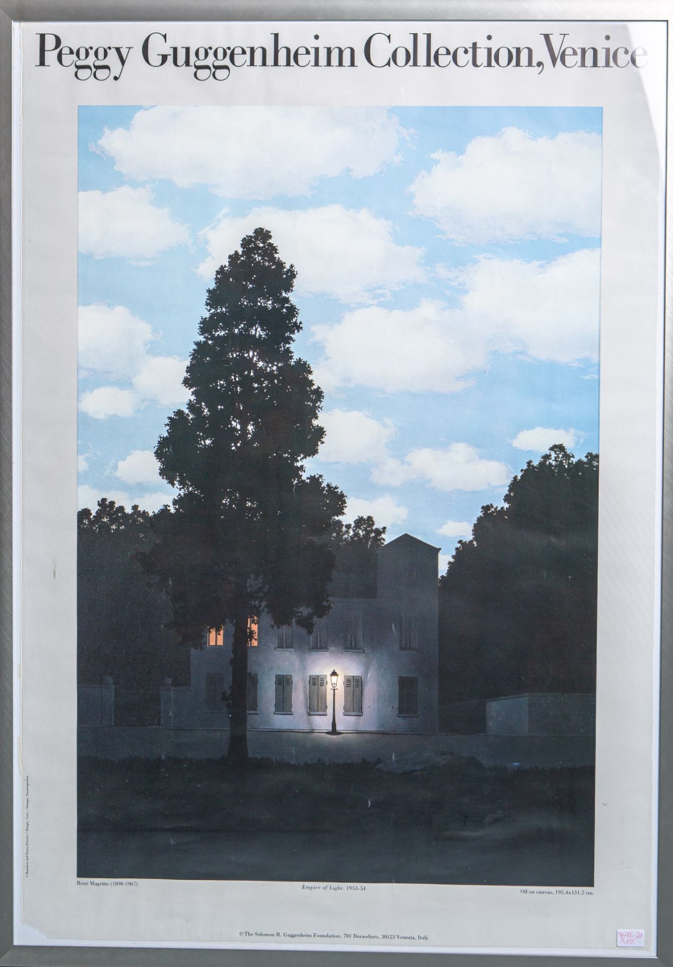 Ausstellungsplakat "Magritte, Rene (1898 - 1967), Empire of the light (1953-54)"