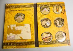 7-teiliges Medaillen-Set "7 Wonders of the Ancient World"