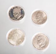 4-teiliges Konvolut von je 1 "Liberty Dollar" (USA, 1776-1976 u. 1972)