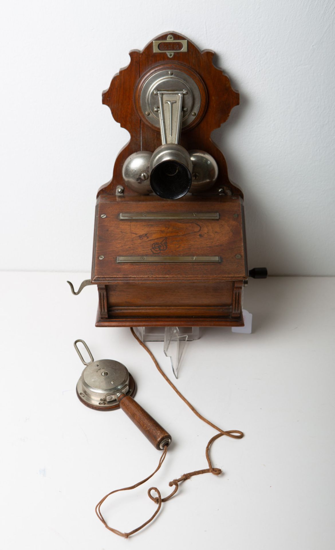 Historisches Wandtelefon (OD u. Co., Berlin, wohl um 1900/20)