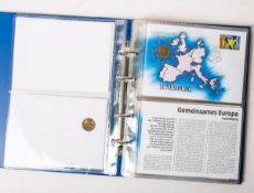 12-teilige Sammlung von Numisbriefen "Gemeinsames Europa"