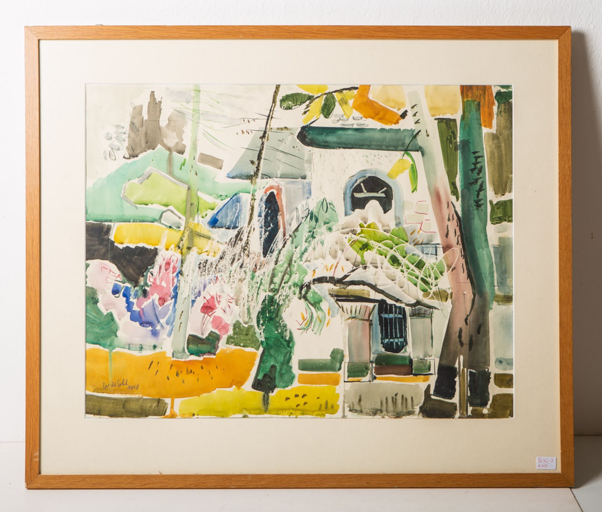 Sohl, Will (1906 - 1969), Abstrakte Landschaftsdarstellung (1948)