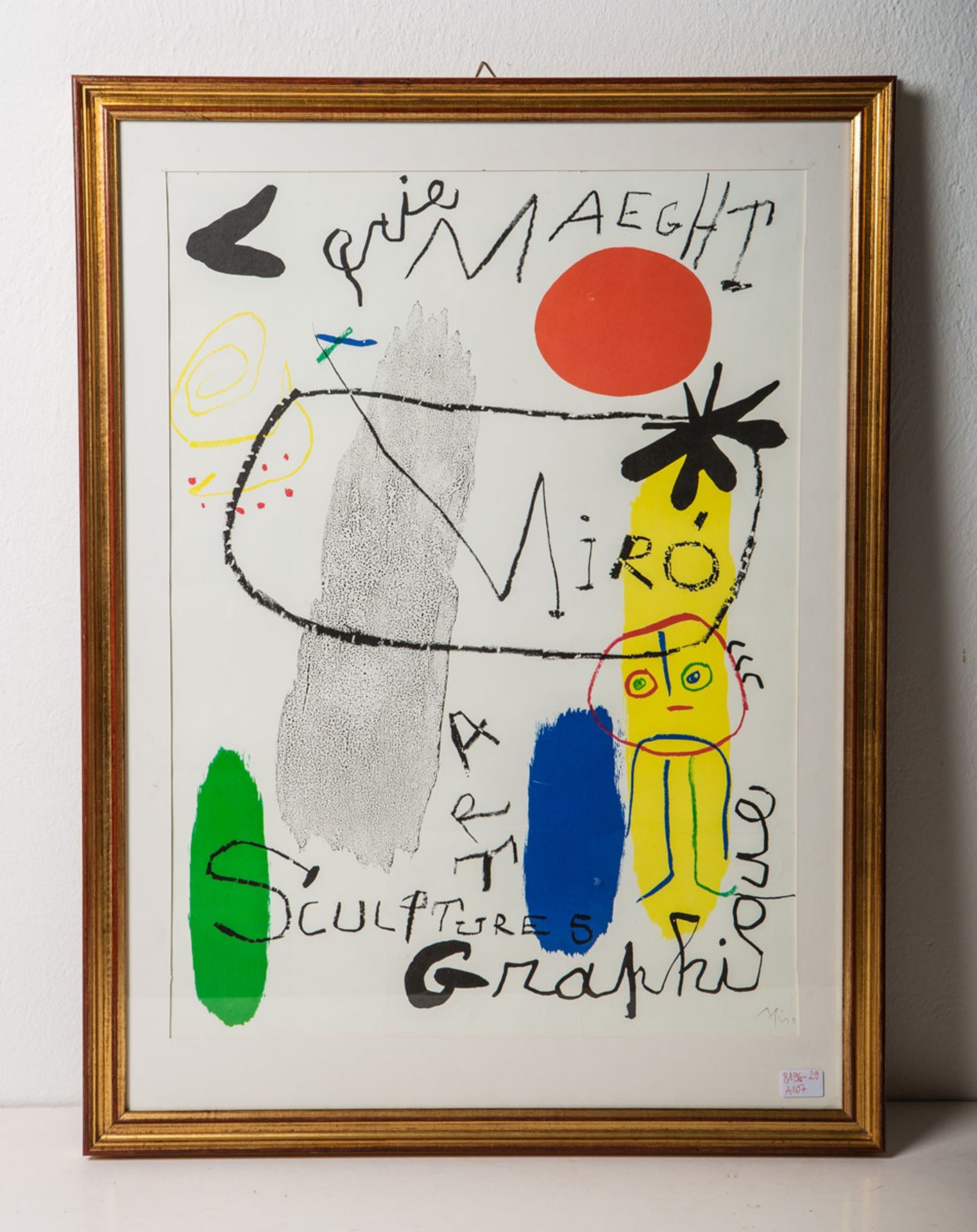 Miró, Joan (1893 - 1983), "Galerie Maeght"
