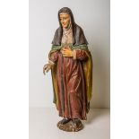 Heiligenfigur wohl "Anna" (Süddeutschland, spätes 18. Jh., Barock)