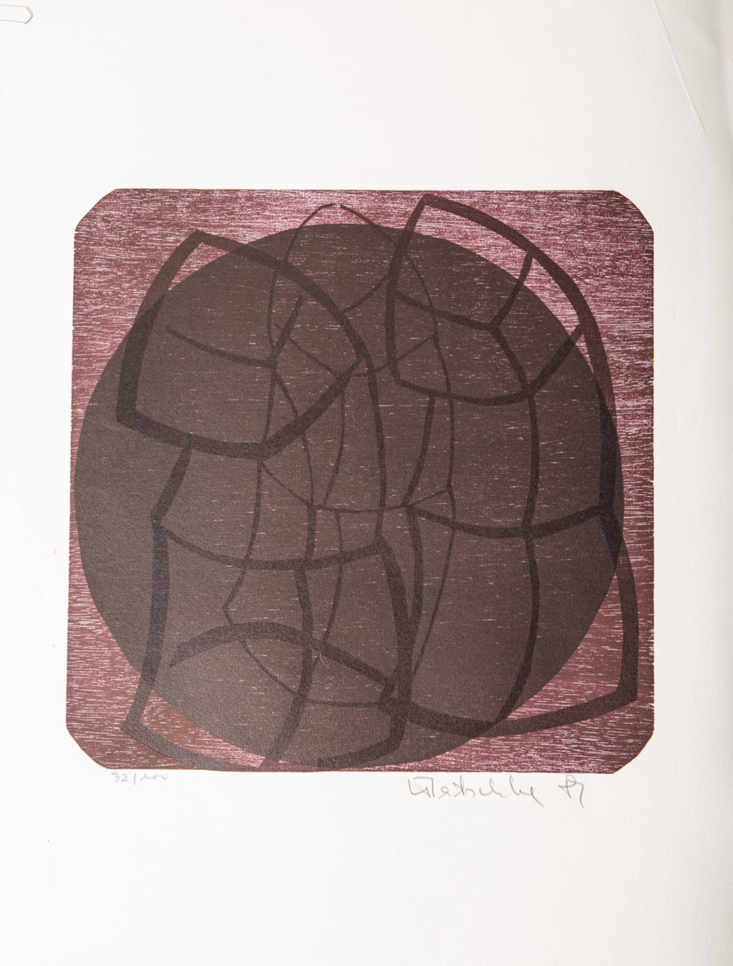 Grieshaber, Helmut Andreas Paul (1909 - 1981), Abstrakte Komposition (1981)