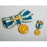 Zwei Medaillen aus massivem Gold (aus dem Hause Preussen)