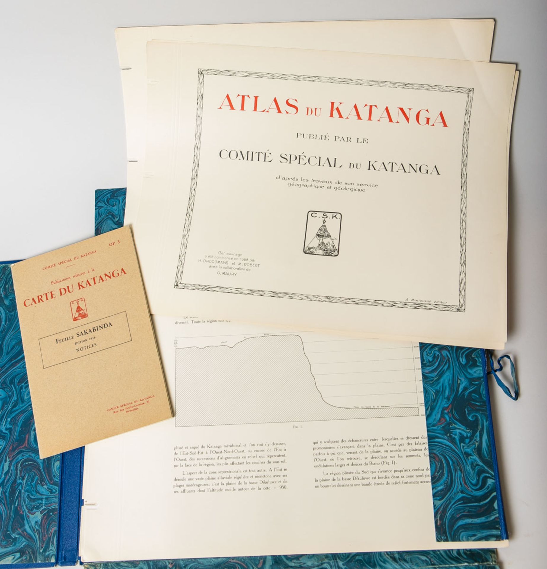 Droogmans, H., Robert, M. u. Maury, G., "Atlas du Katanga. Comite Special du Katanga"