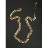 Boho Halskette 585 GG (wohl 1950er Jahre)