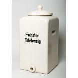 Keramikbehälter "Feinster Tafelessig" (20. Jh.)