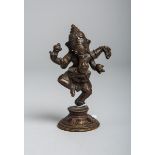 Bronzefigur "Ganesha" (Indien, Alter unbekannt)