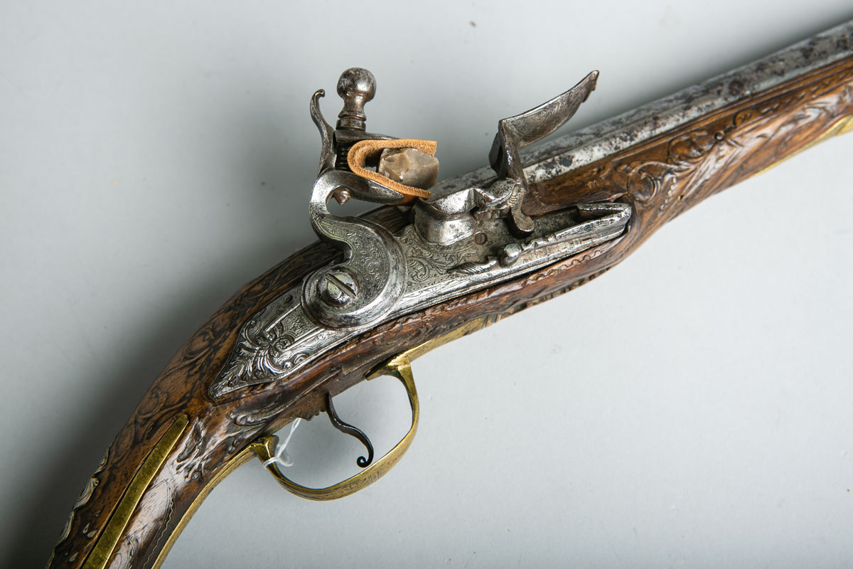 Steinschloßpistole (wohl Frankreich o. Italien, 18. Jh.) - Image 2 of 4