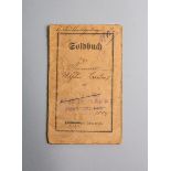 Soldbuch des Kanoniers "Wilhelm Kersting"