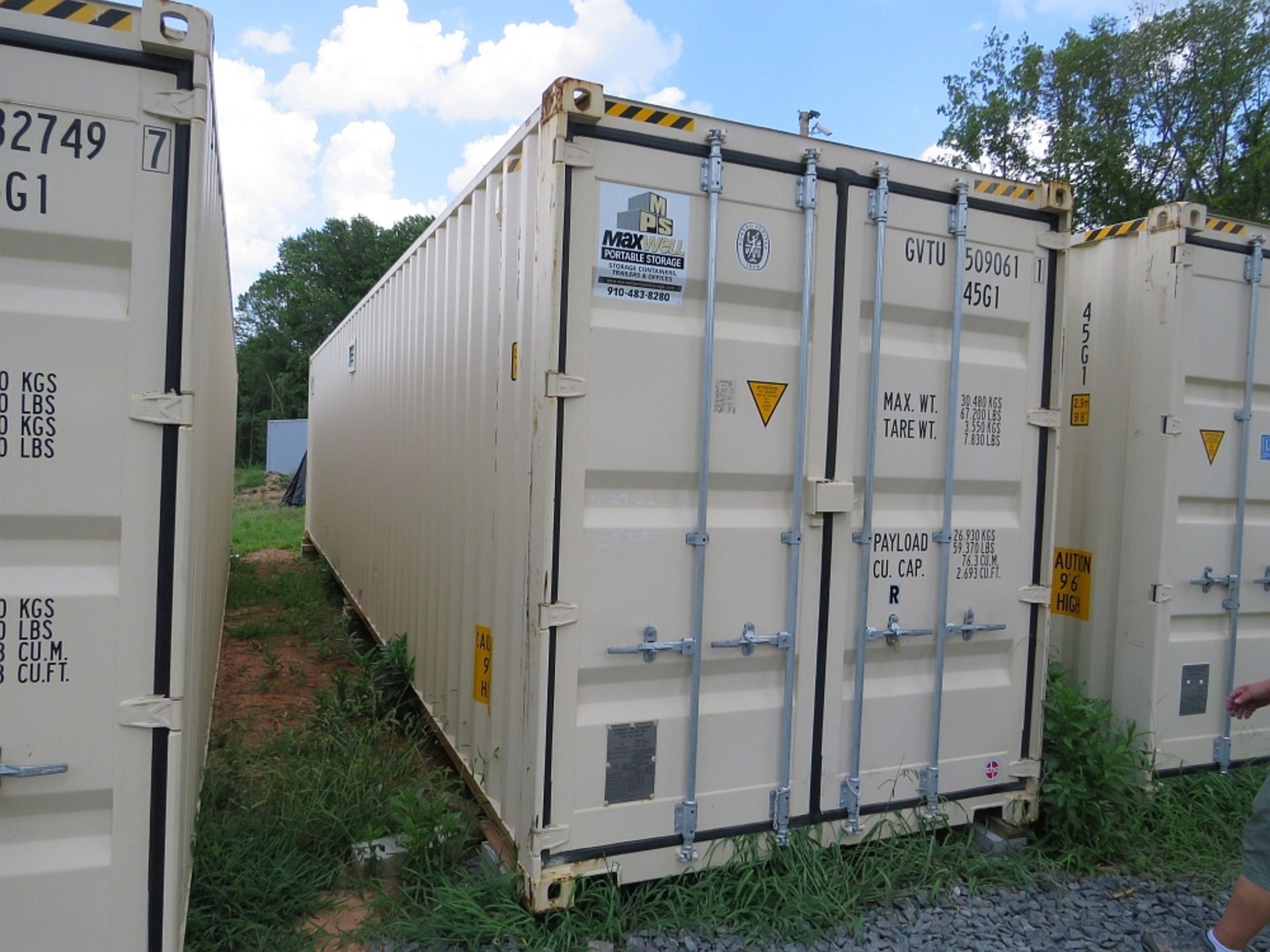 Storage Container - 9.5ft tall x 40ft- 1 Trip