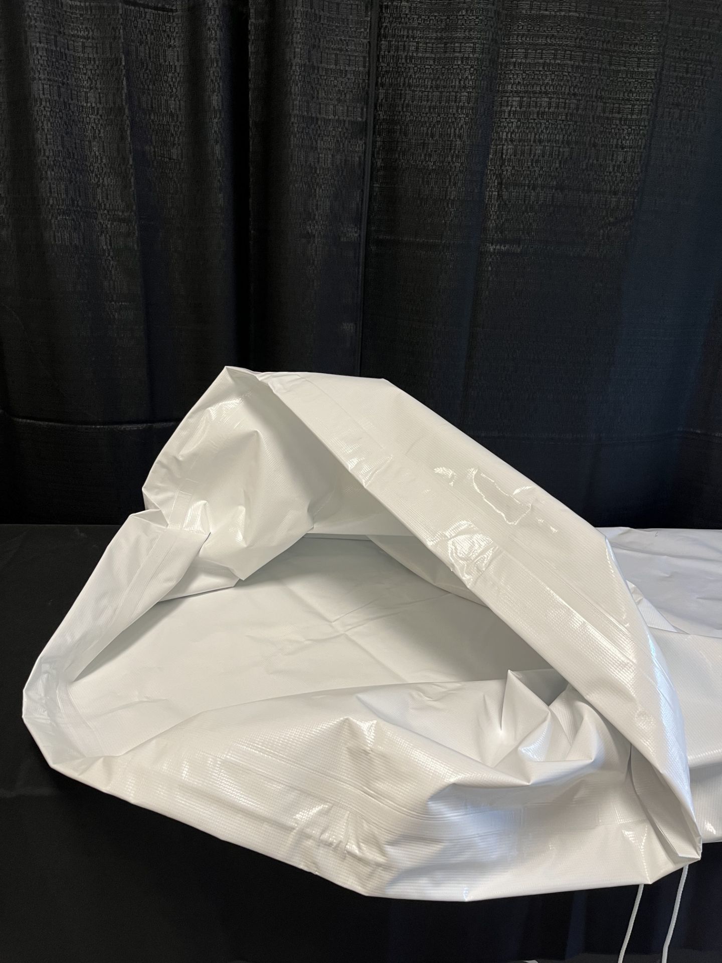 Tent Bag White Vinyl (brand new) 48in wide x 54in tall - Image 2 of 2