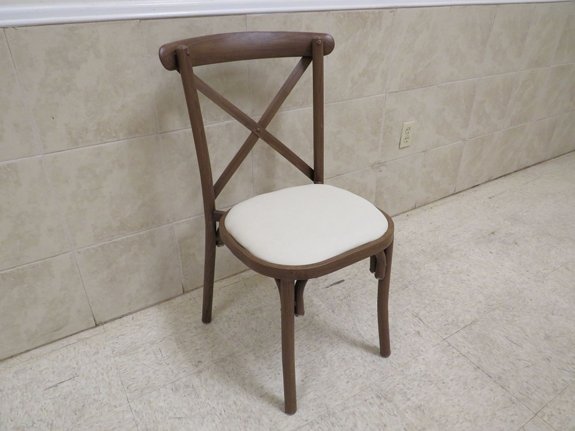 Chair - Crossback - Tan Pad - Nonfolding