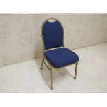 Chair - Blue Padded - Nonfolding Banquet