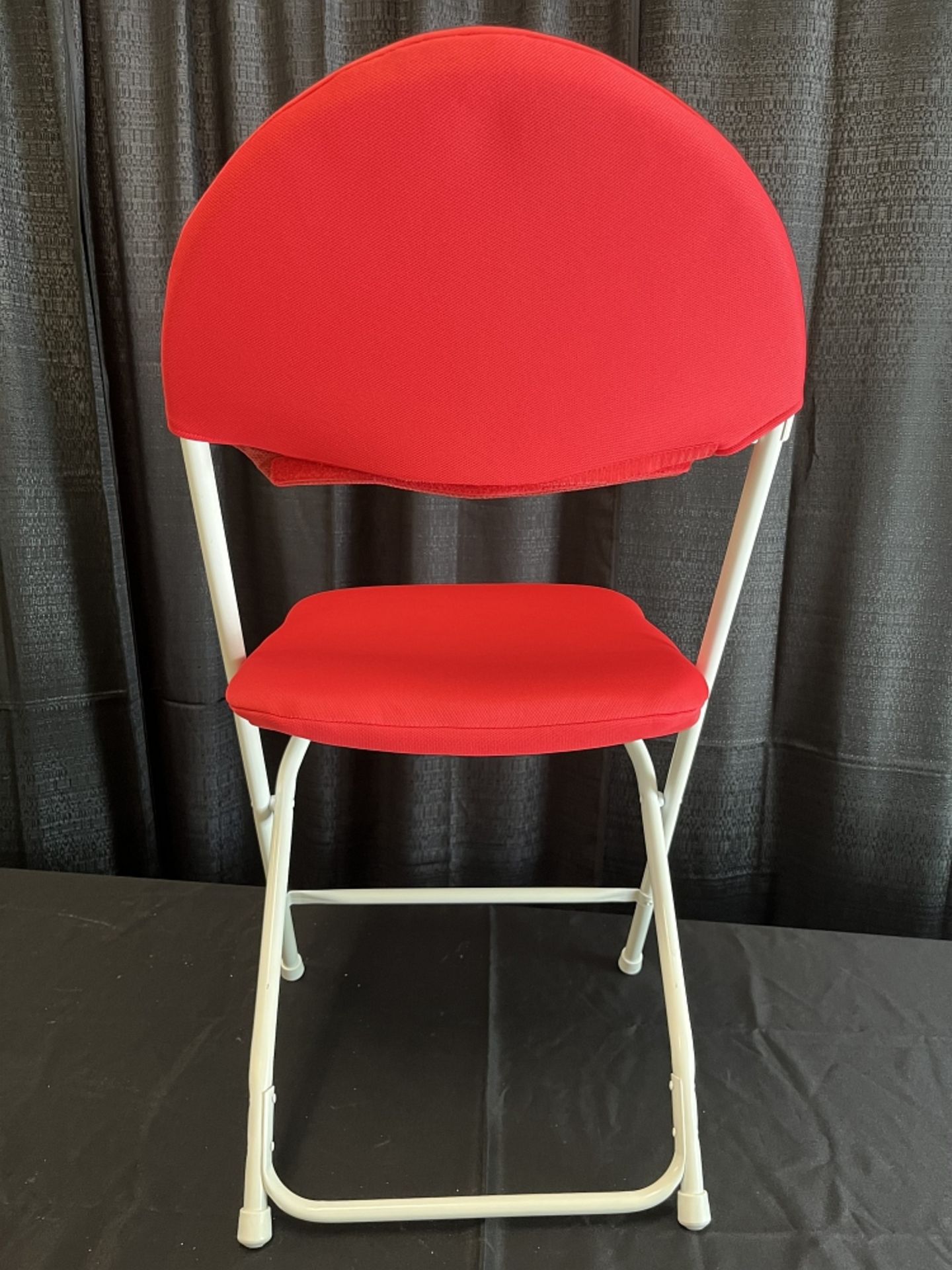 Chair Pad- FanBack color: Red - Image 2 of 2