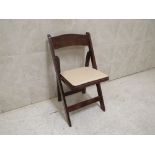 Chair - PADDED Fruitwood - Folding