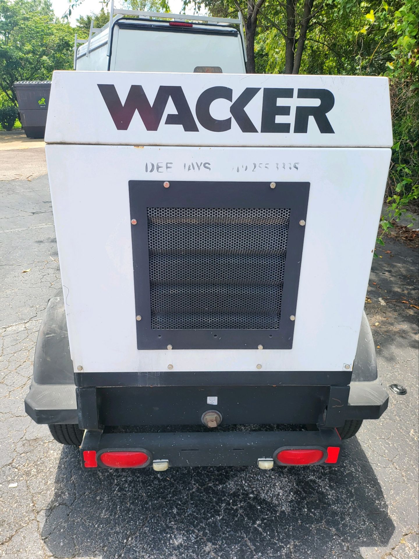 Wacker G25 Generator - 20kw Quiet- 480 leg of generator needs repair