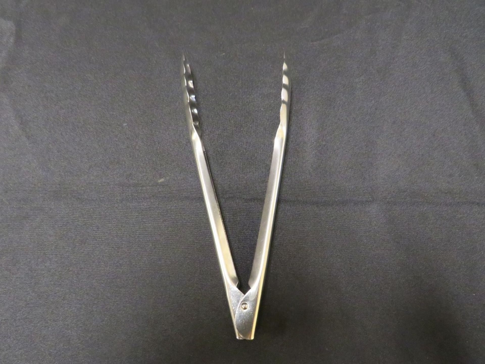 Serving Tongs - SILVER Small - 9-10in