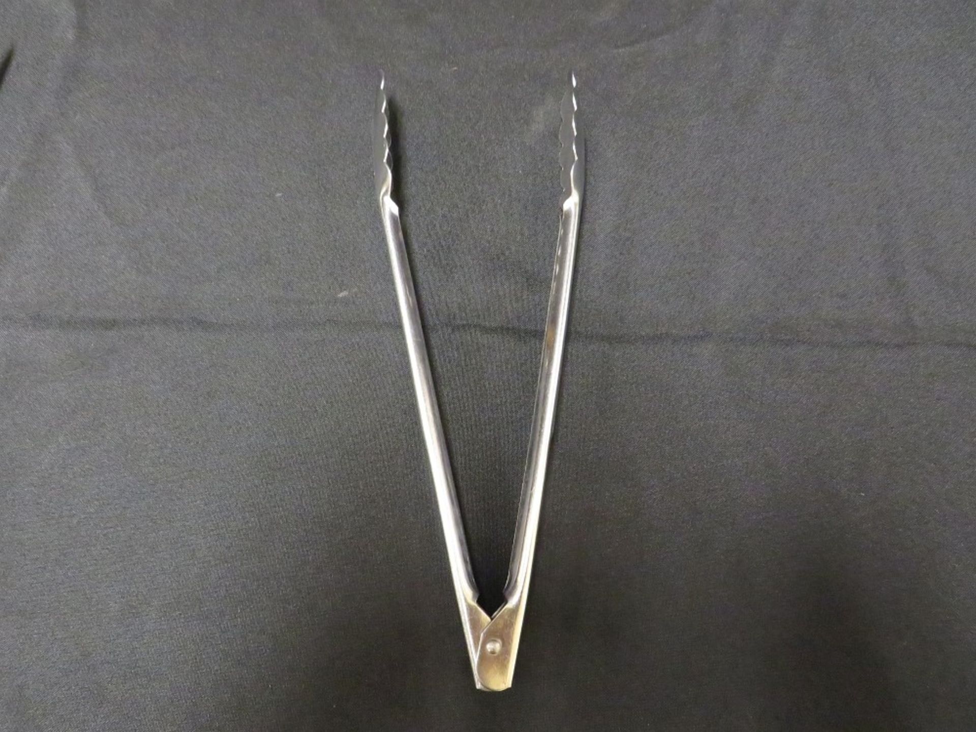 Serving Tongs - SILVER Medium - 12in