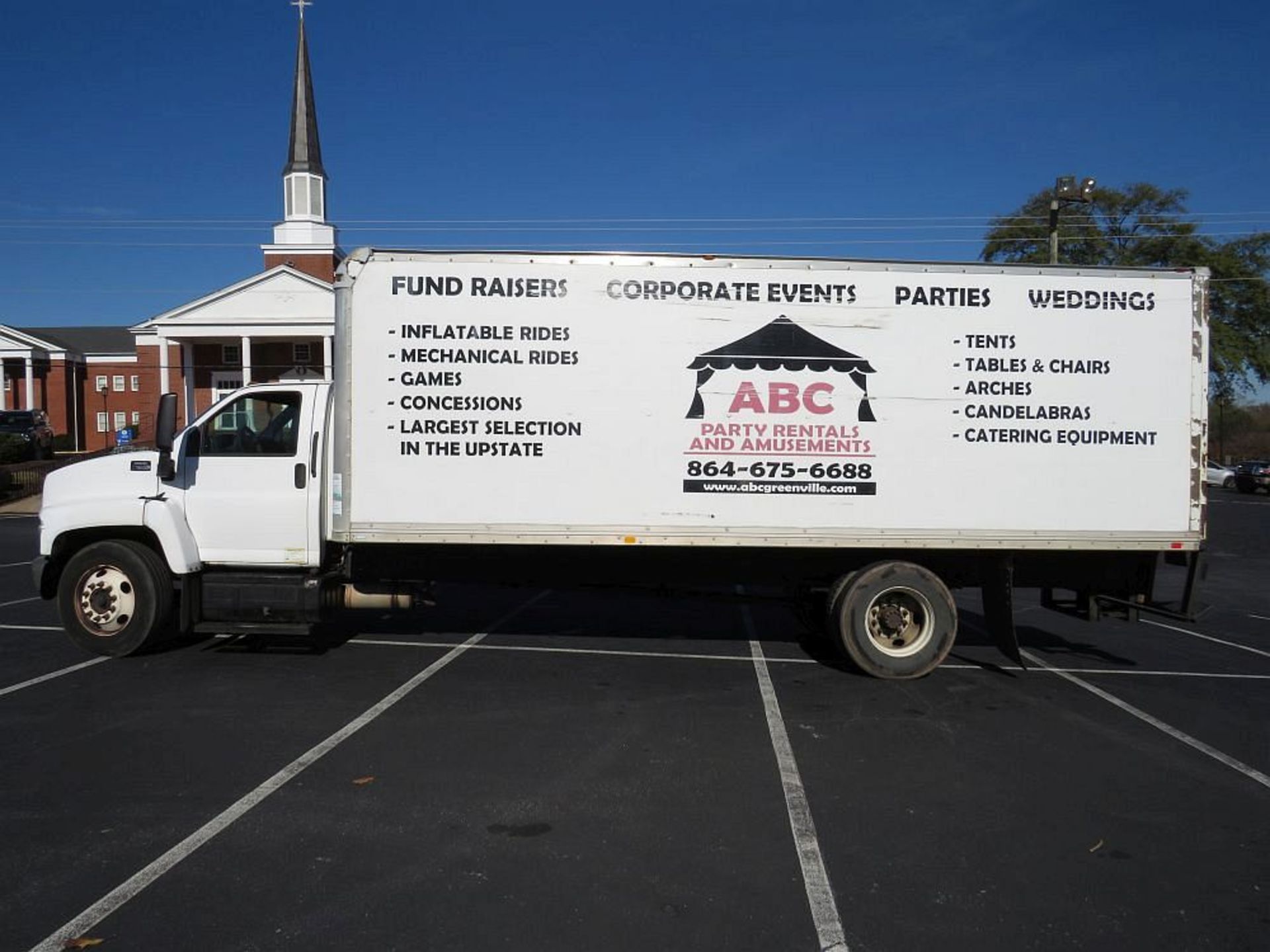 2005 GMC 24' BOX TRUCK, 7.2 L DIESEL C7500 213593 miles