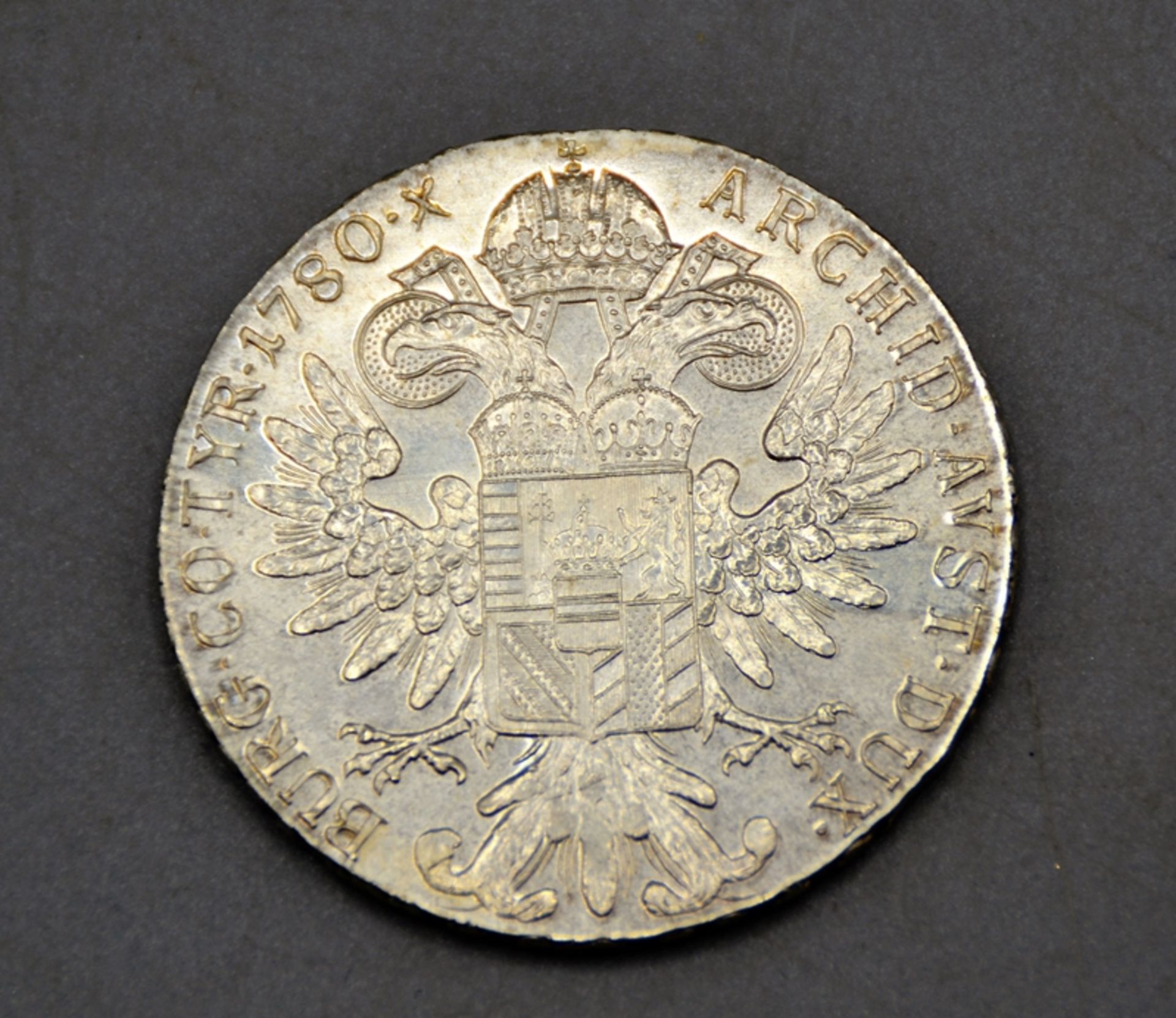 Maria Theresien Taler 1780 Nachprägung Silber - Bild 2 aus 2
