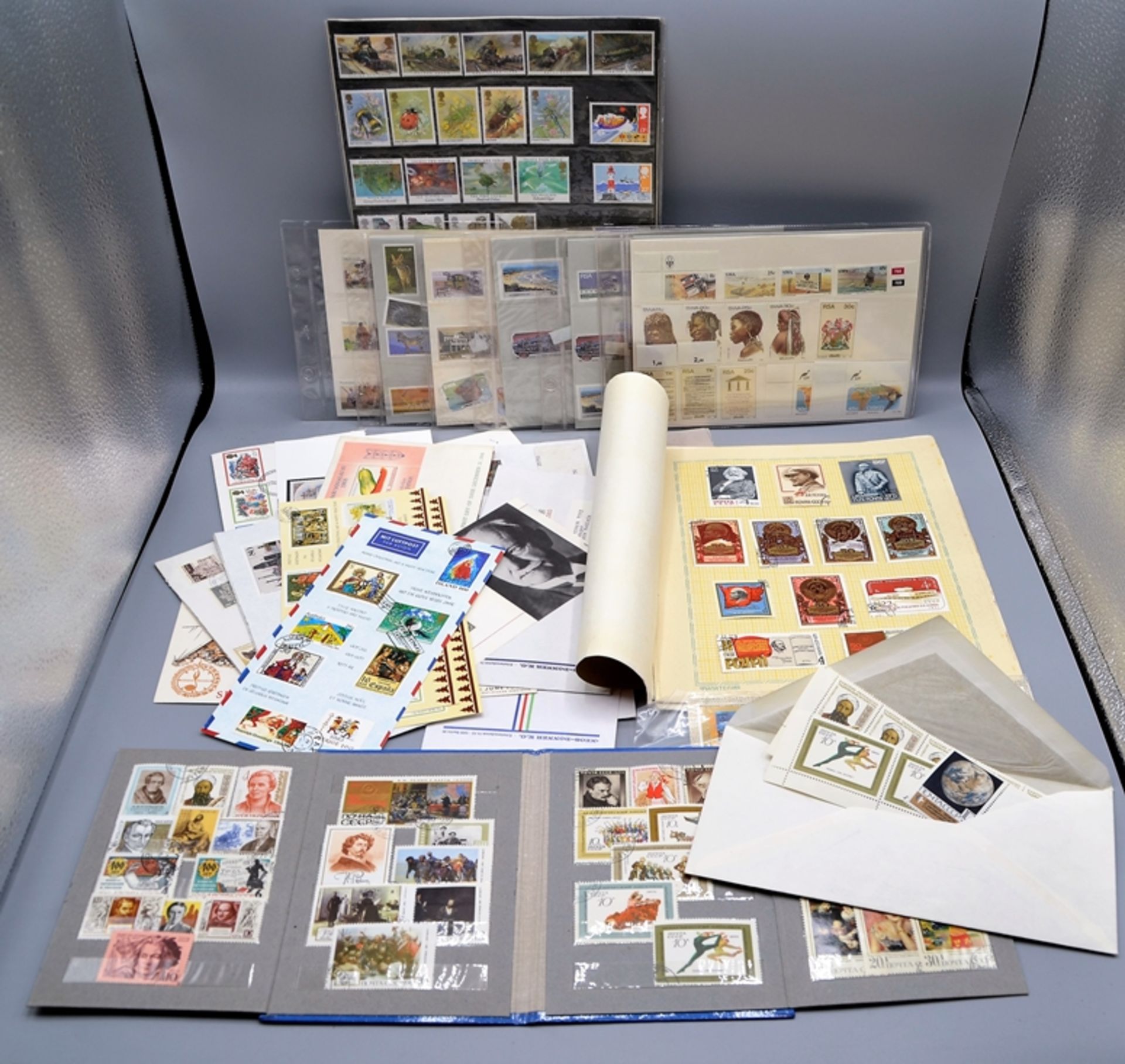 Briefmarken Sammlung darunter Album Österreich (auch einige Marken 1. Hälfte 20. Jhdt.), gutes Amer - Bild 6 aus 8