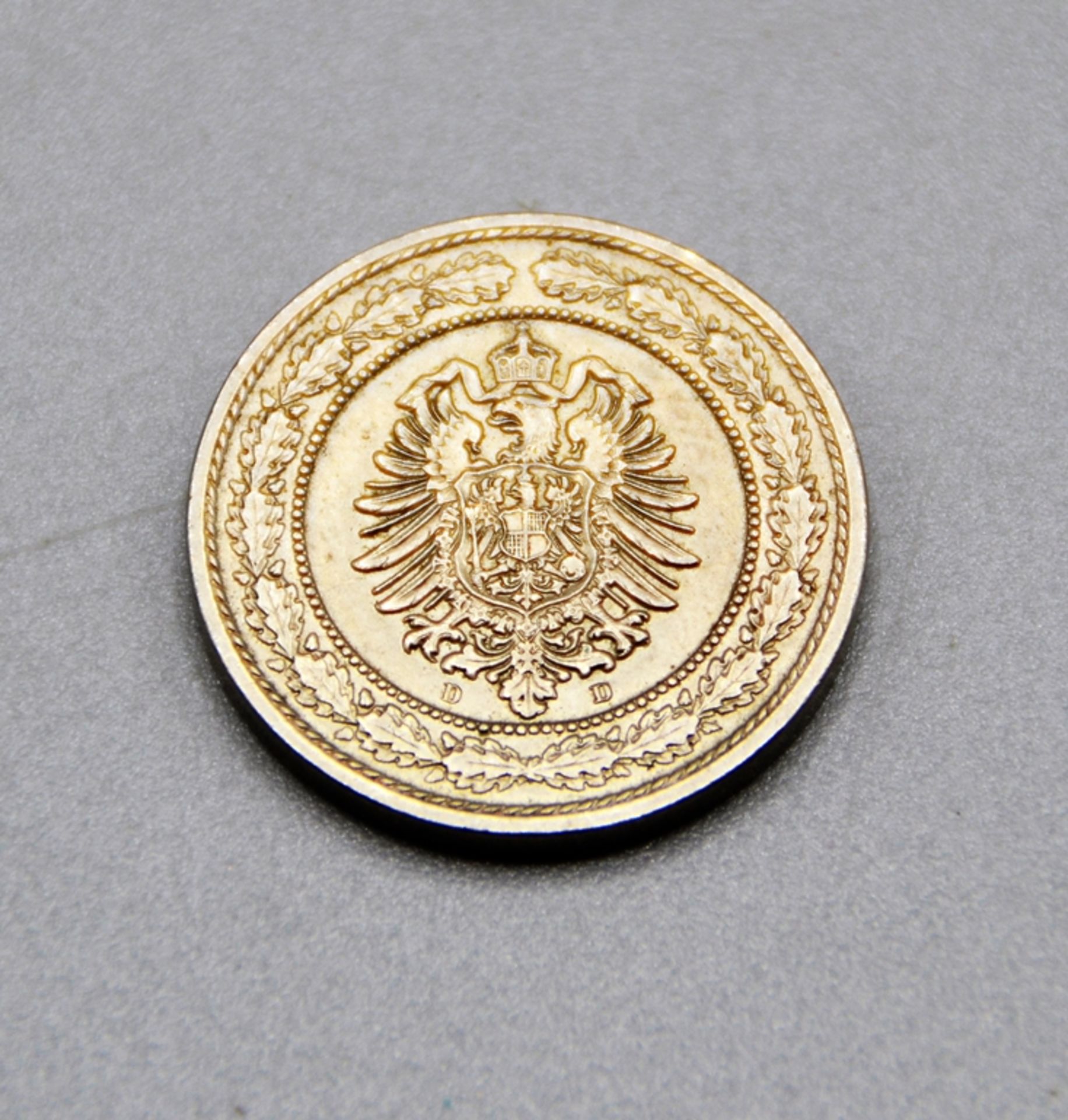 20 Pfennig 1888 D Deutsches Kaiserreich selten, sehr gute Erhaltung - Image 2 of 2