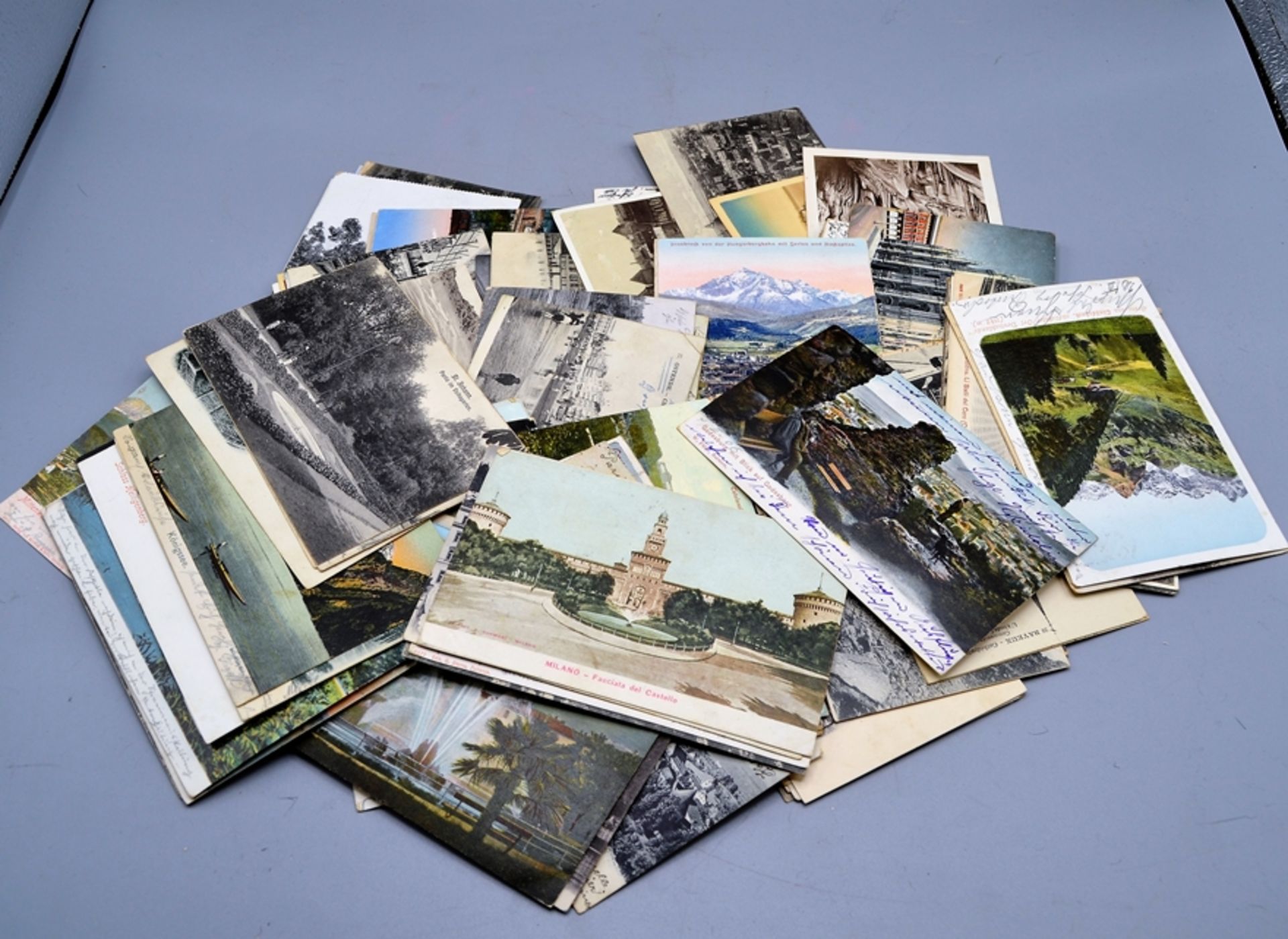 2 Schachteln mit ca. 600 - 700 alten Ansichtskarten Postkarten um 1910/20 - Bild 6 aus 6
