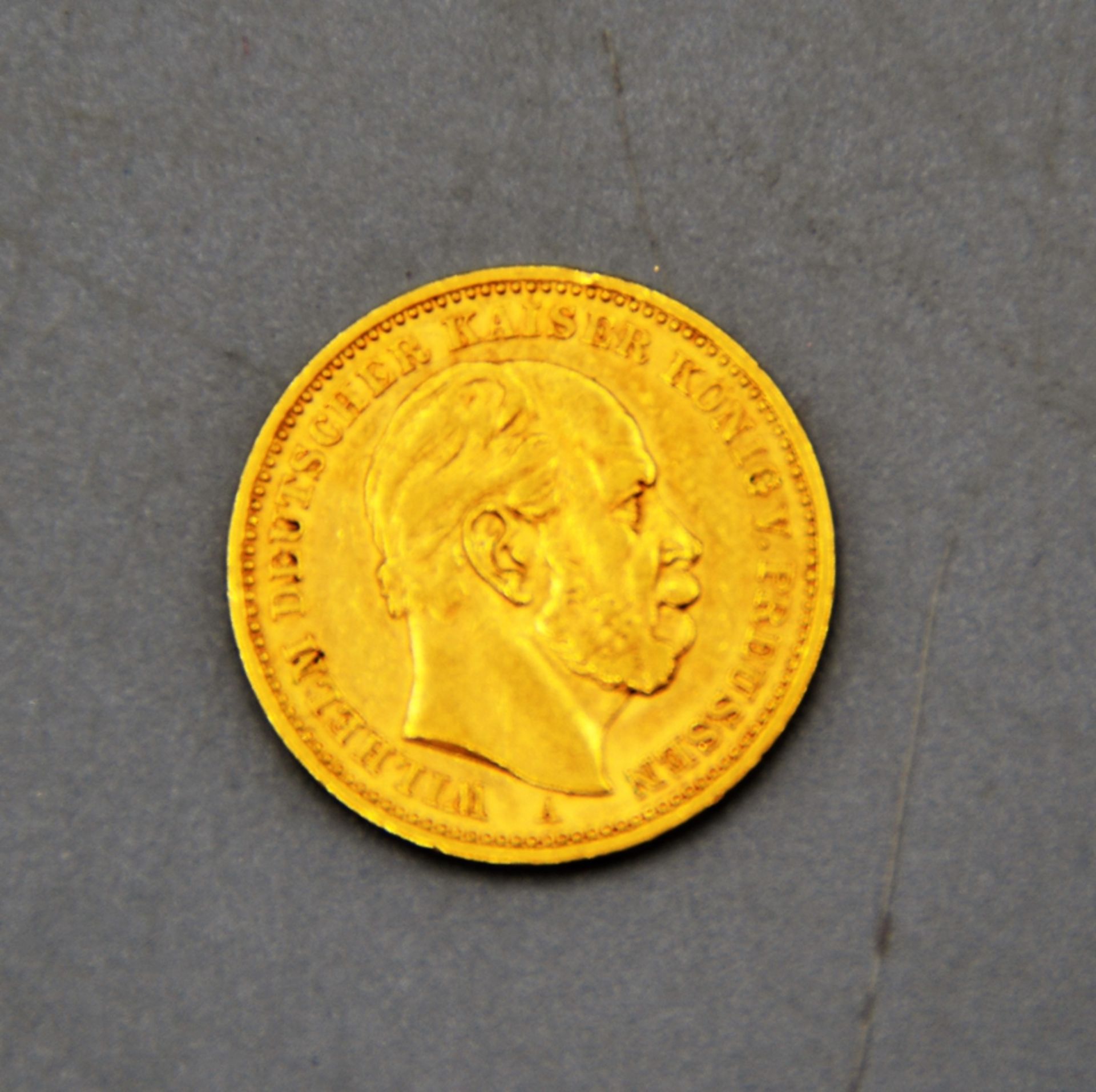 20 Reichsmark Gold 1887 A Wilhelm I 900er Gold