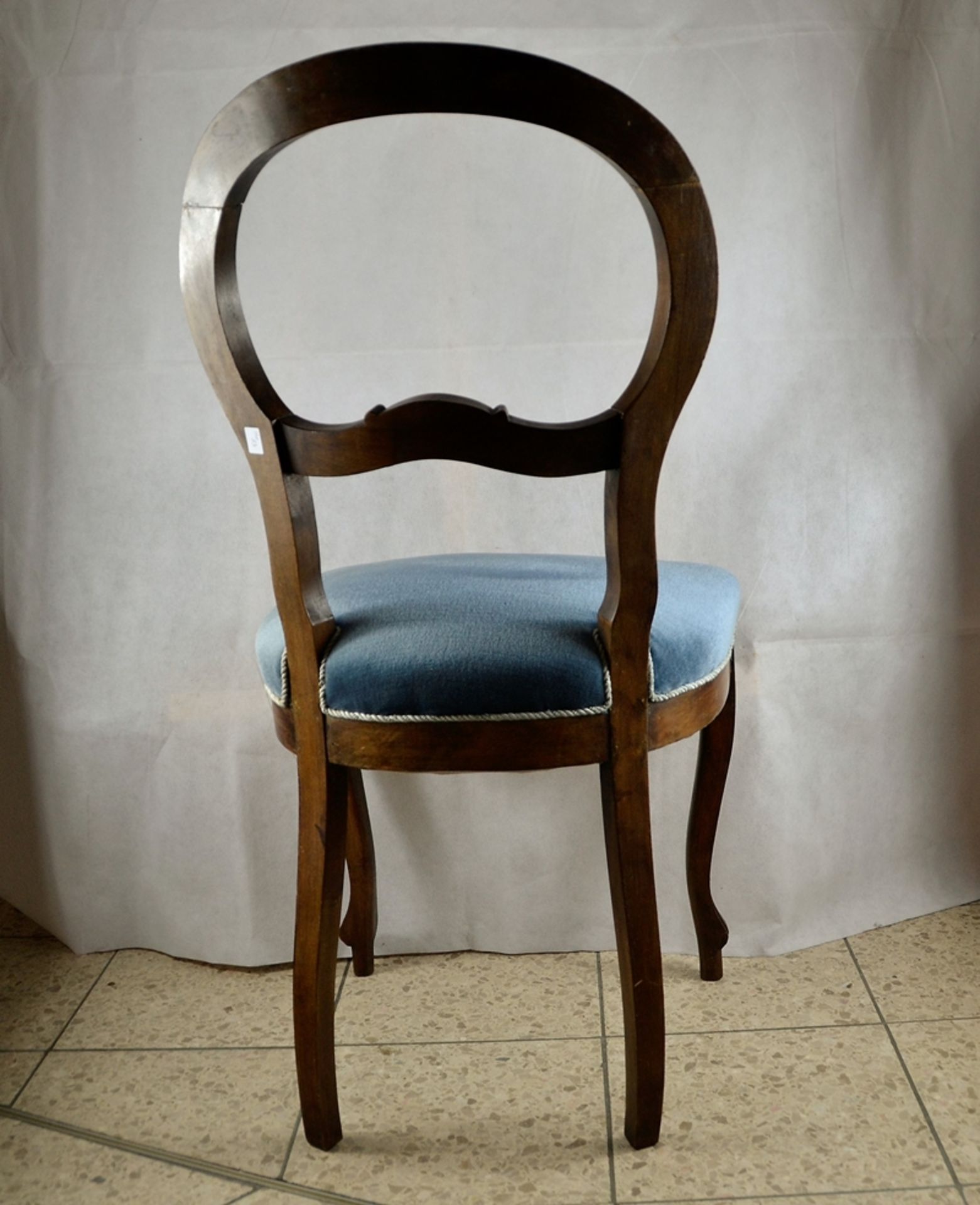 Wiener Barock Stuhl 19 Jhdt. gepolstert - Bild 4 aus 5