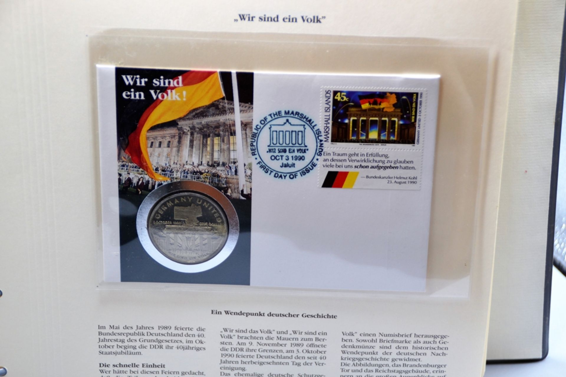 Konvolut 3 Briefmarken Alben, darunter 2 Alben Richard Borek Deutschland Sammlung und ein Album mit - Bild 4 aus 6