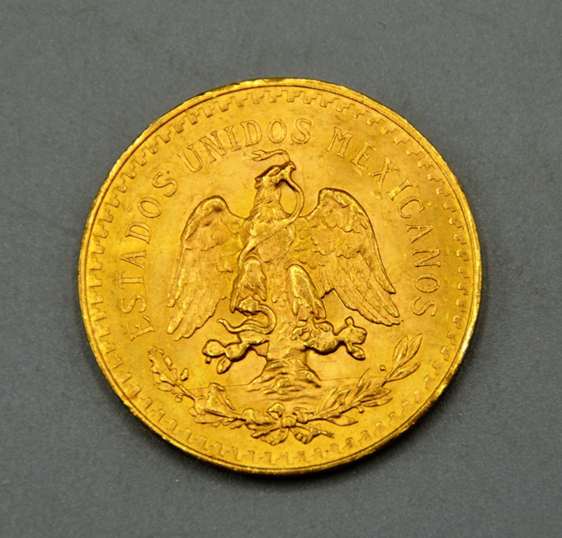 50 Pesos 1925 Gold Centenario Mexiko 900er Gold - Bild 2 aus 2
