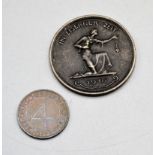 Konvolut Medaille In Eiserner Zeit 1916 Hosaeus u. 4 Reichspfennig 1932 J