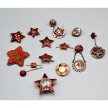 Orden Abzeichen Orden des roten Sterns Sowjetunion Russland WKII 14 St., Orden des roten Sterns mit