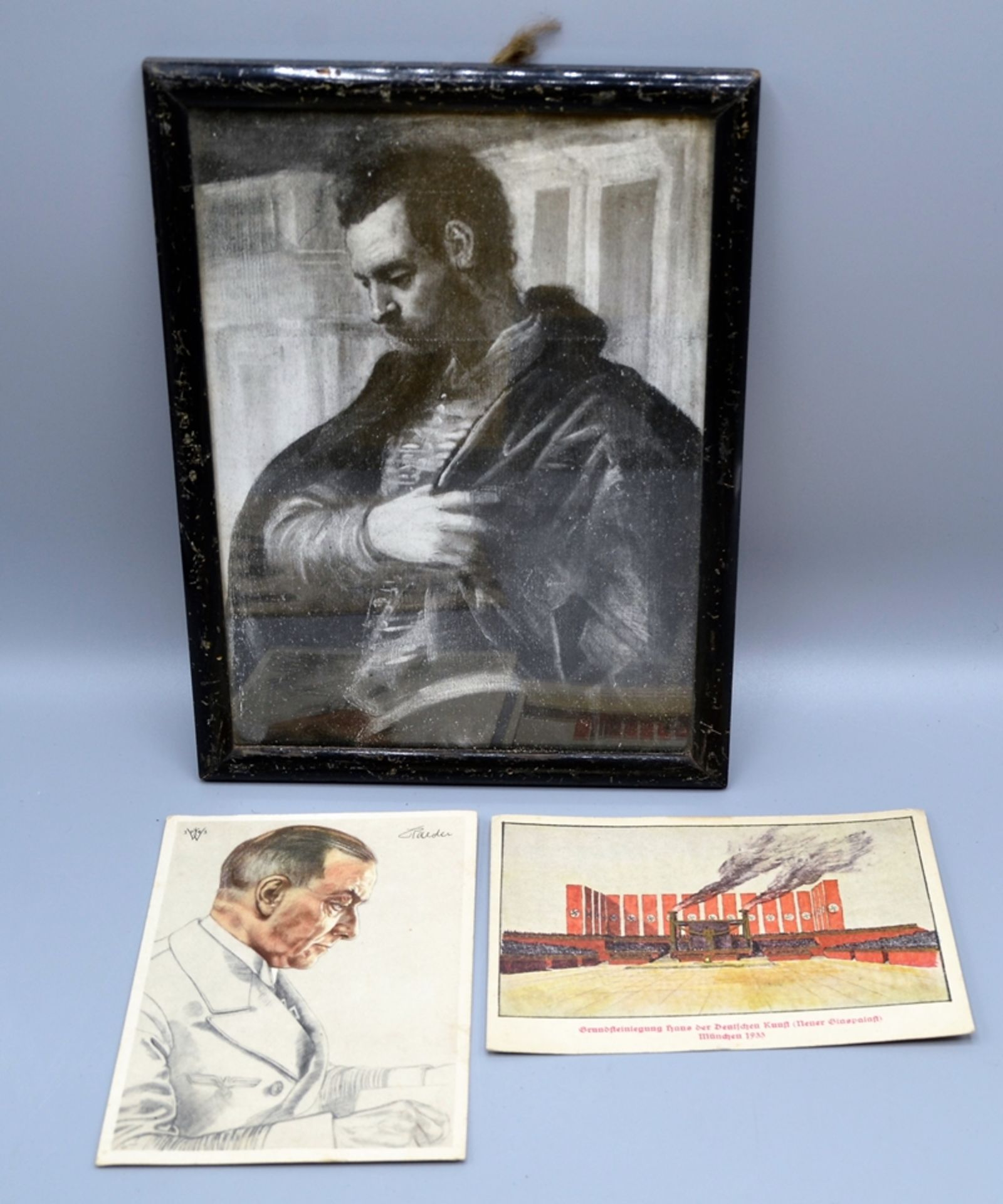 Postkarten Zeitschriften etc. Drittes Reich WKII, darunter 2 Postkarten (Großadmiral Erich Raeder u - Bild 2 aus 3