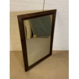 A contemporary mirror (75cm x 105cm)