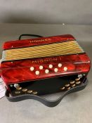 A Hohner Mignon accordion