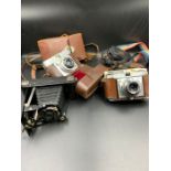 A selection of Vintage cameras