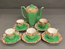 A Crown Ford part coffee set.