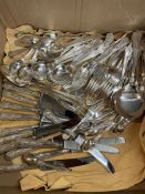 A selection of EPNS cutlery