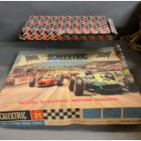 A Scalextric model motor racing box set 31 and a box track