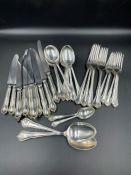 A Mappin & Webb six place setting cutlery set