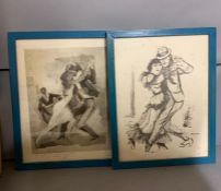 Two prints by E.Centurion