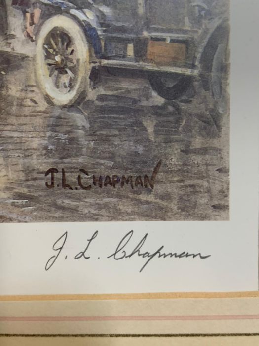 Two Edwardian themes special edition prints by J.L. Chapman, signed and numbered, framed and glazed, - Image 3 of 7