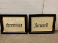 Two Architectural prints