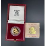 A 1988 Proof Sovereign with certificate