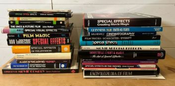 Twenty six movie and special effects reference books from the estate of George Gibbs, double Oscar