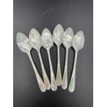 Six Mother of Pearl caviar spoons